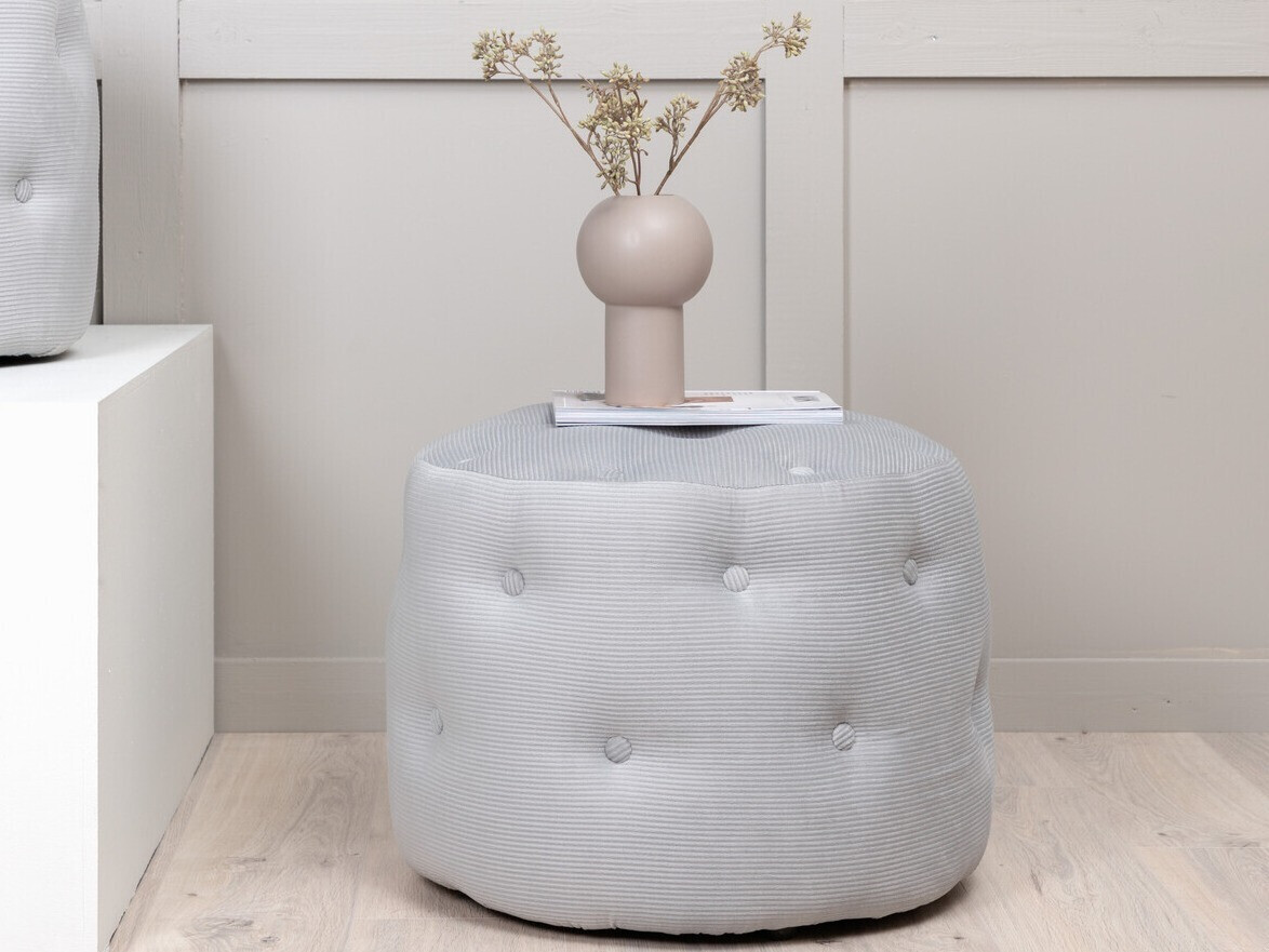 Pufe Dallas 2915 (Cinzento claro)