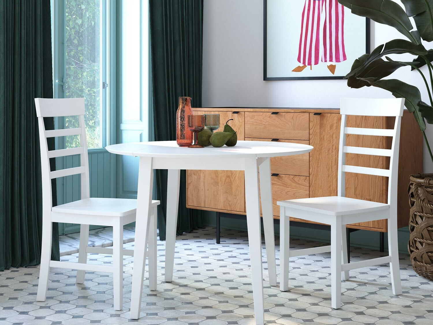 Conjunto para refeições Novogratz 165 (Branco)