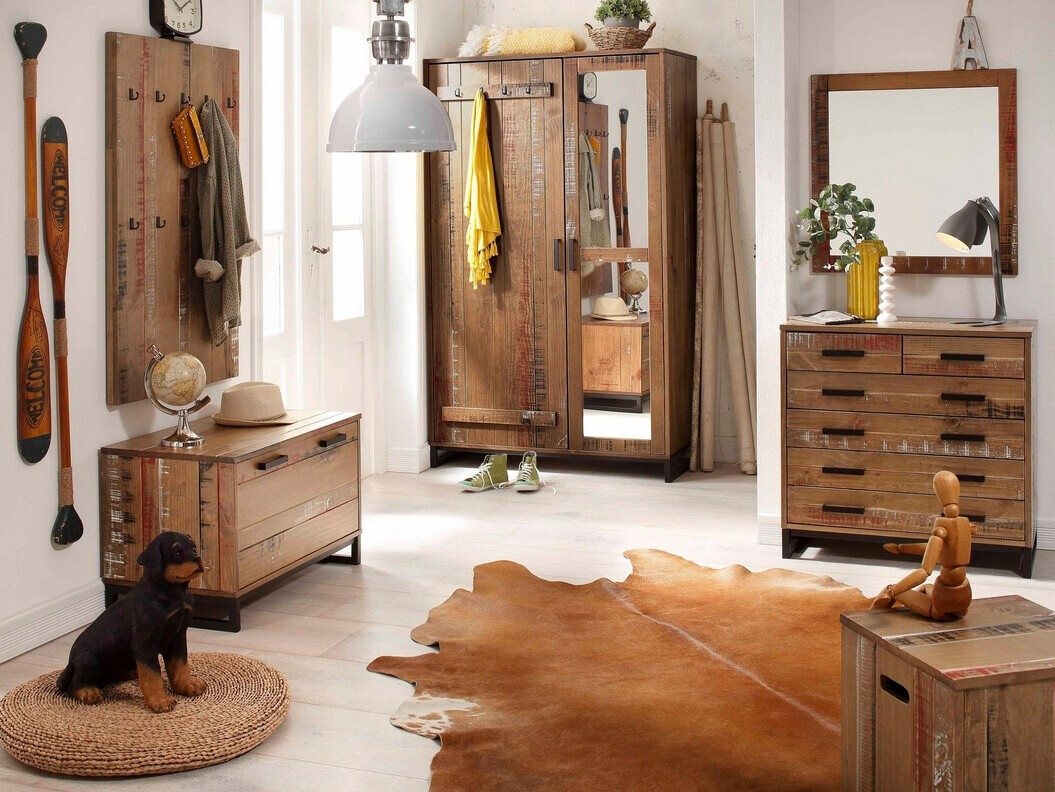 Roupeiro Denton 219 (Castanho + Preto)