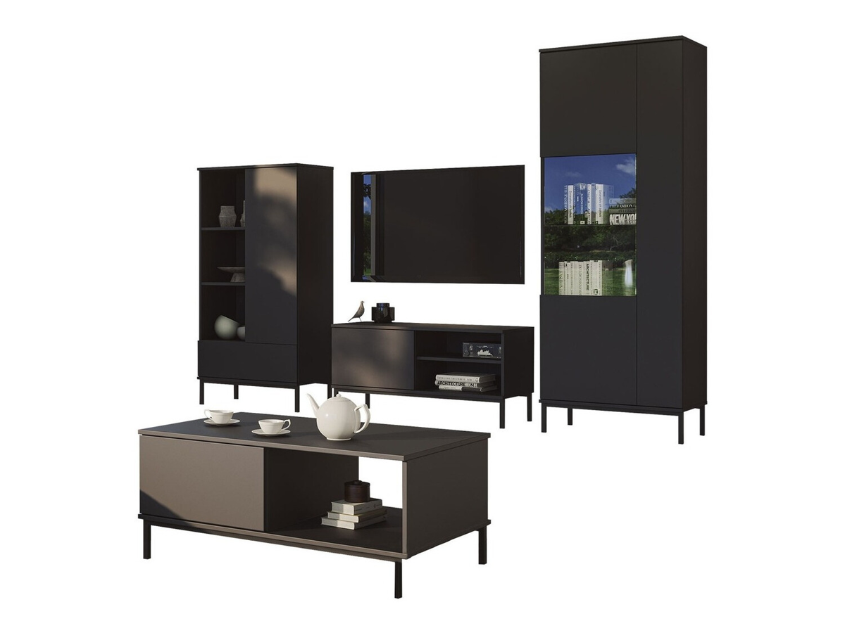 Conjunto para sala de estar Lomsore 109 (Preto)