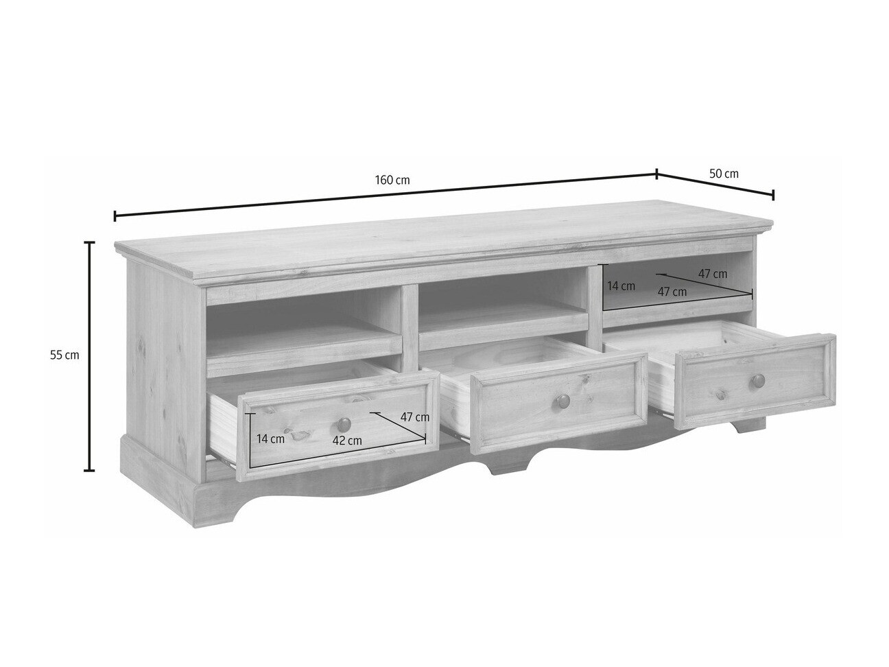 Móvel de TV Fentivo 103 (Pinho)