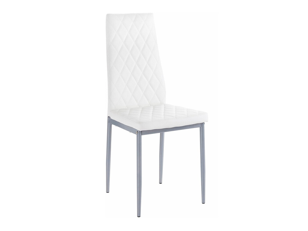 Conjunto para refeições Denton 599 (Branco + Prateado)