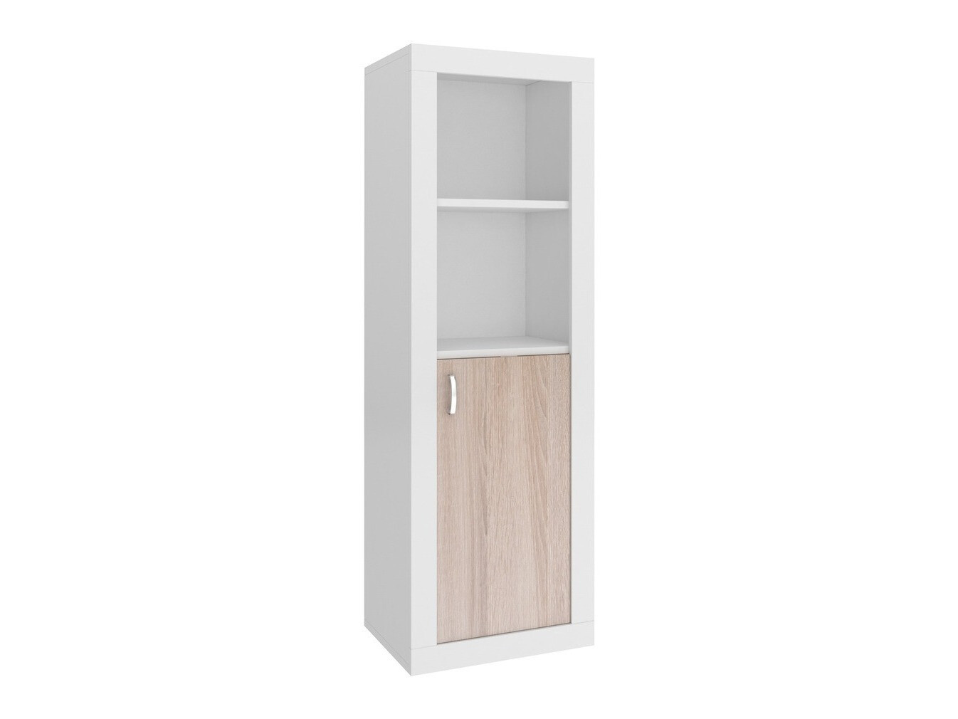 Estante Tentive 105 (Branco + Carvalho sonoma)