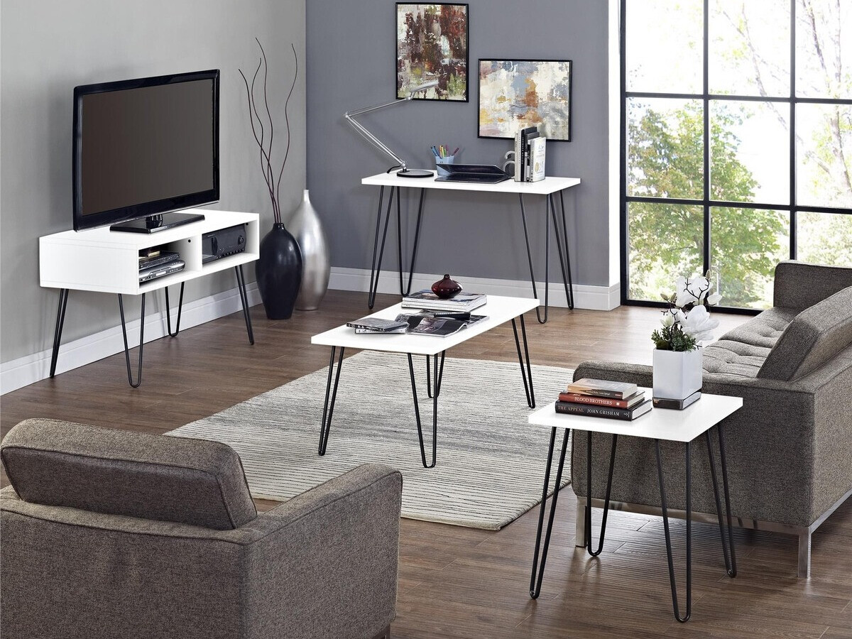 Mesa de apoio Nutive 103 (Branco)