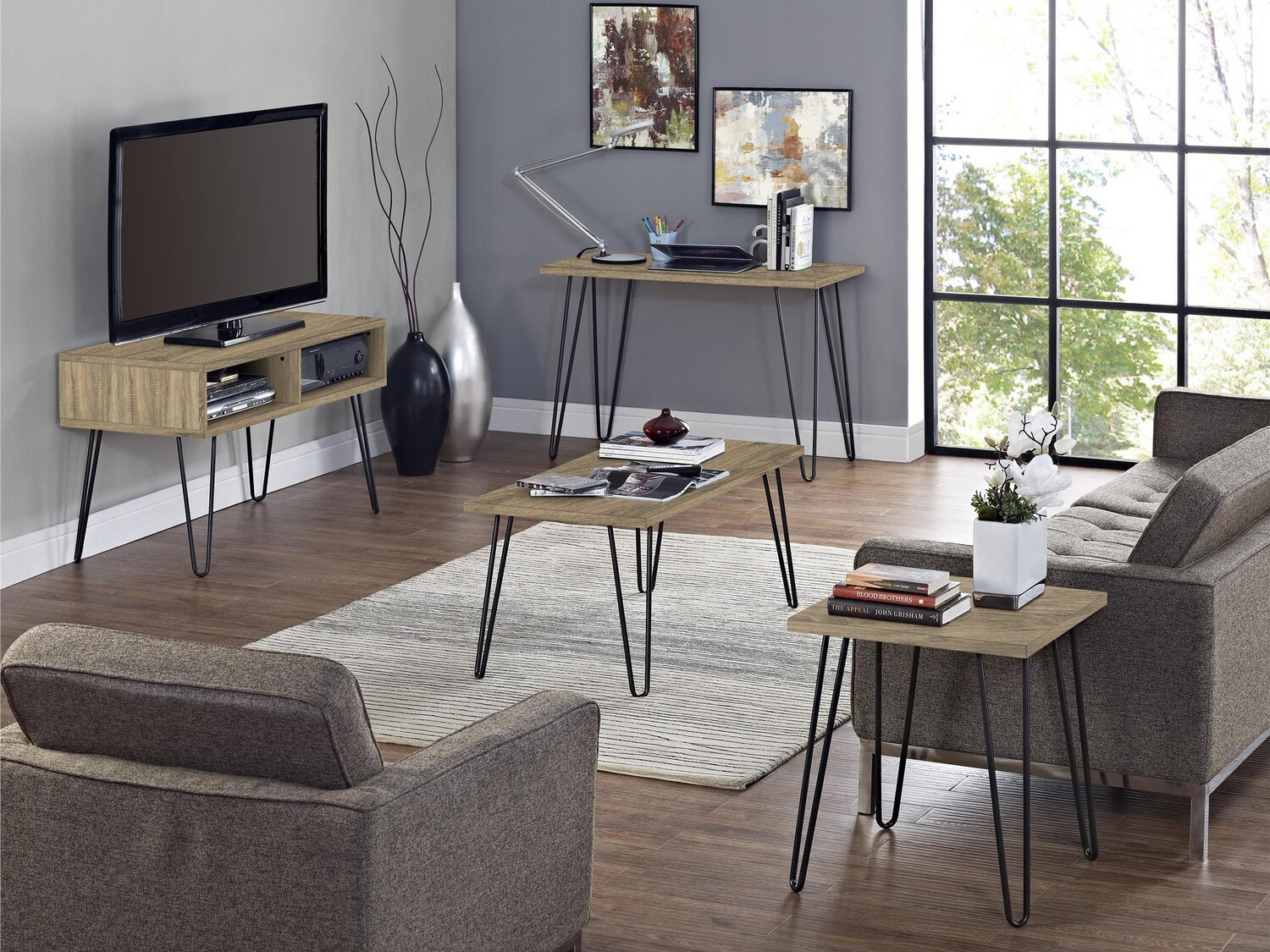 Mesa de apoio Nutive 103 (Carvalho)