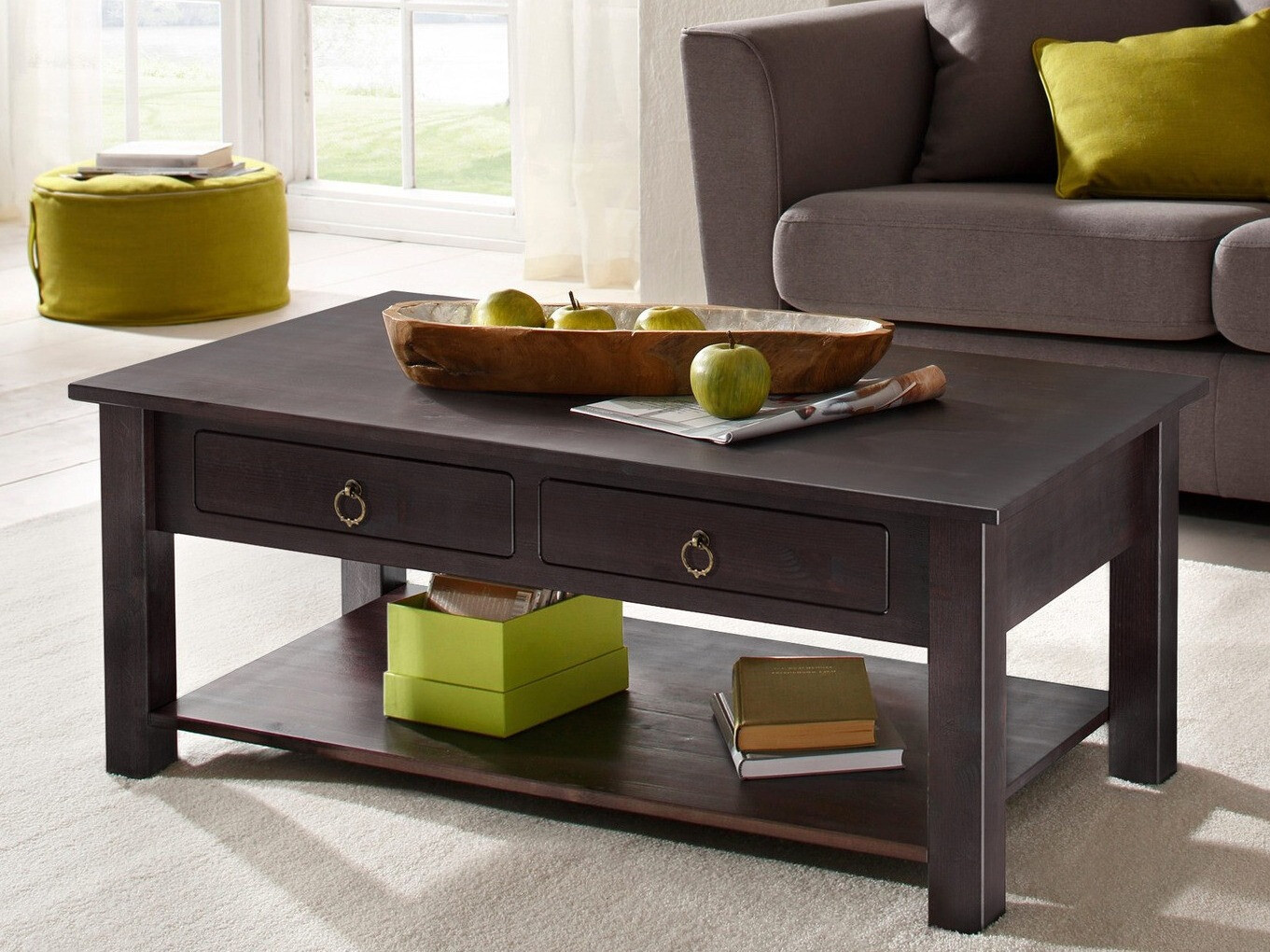 Mesa de centro Denton 120 (Castanho escuro)