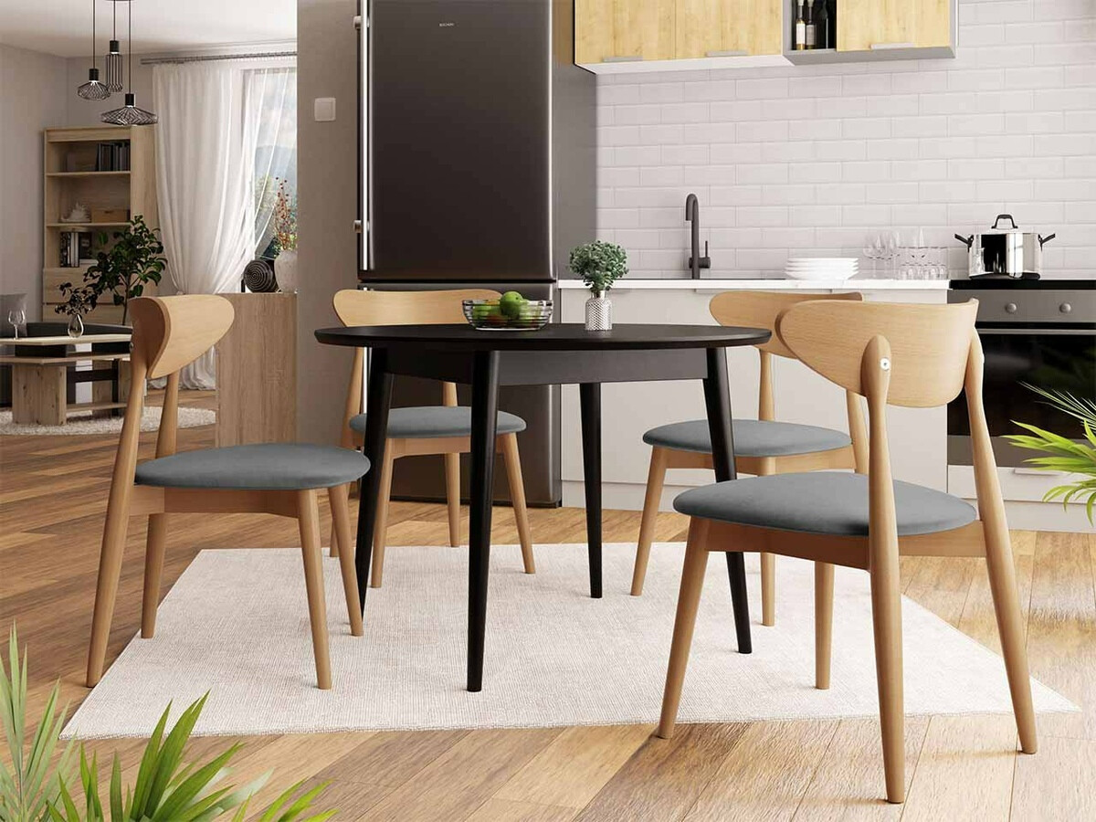 Cadeira Racine 110 (Castanho + Magic Velvet 2217)