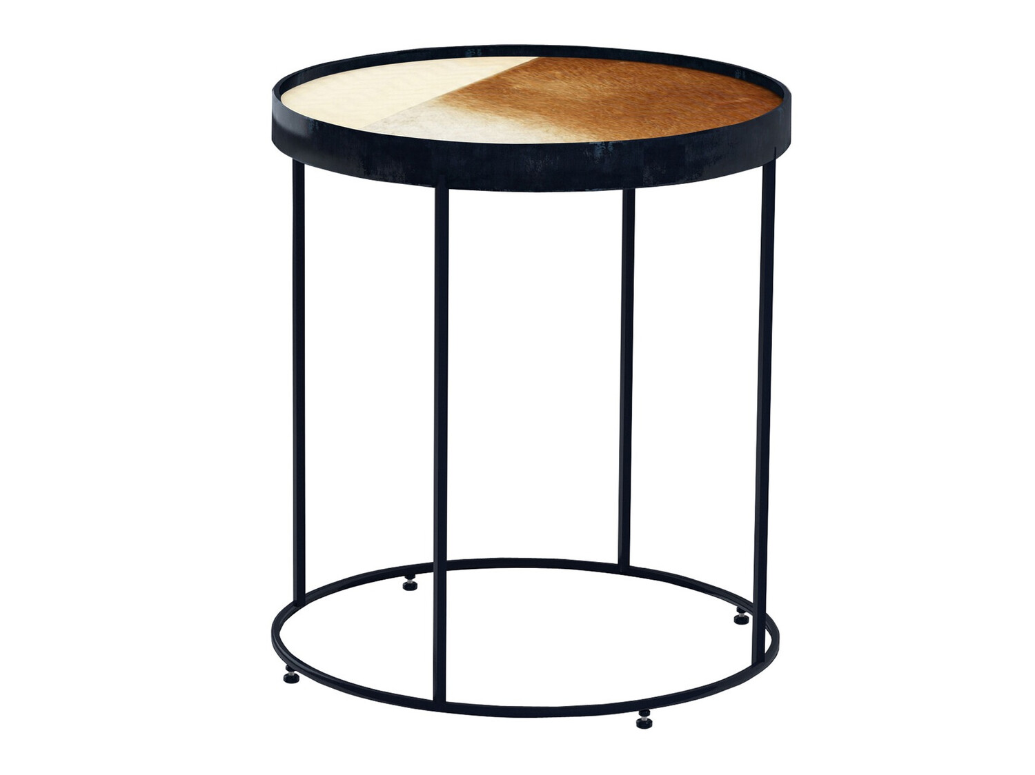 Mesa de apoio Denton 181 (Preto + Castanho)