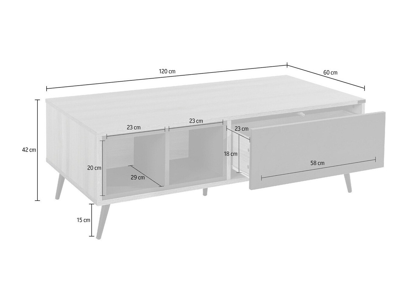 Mesa de centro Denton 1437