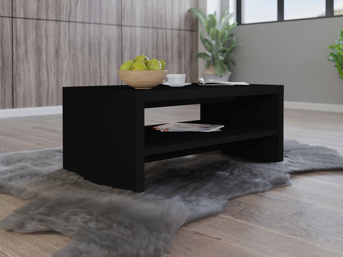 Mesa para revistas Austin AH104 (Preto + Carvalho preto)