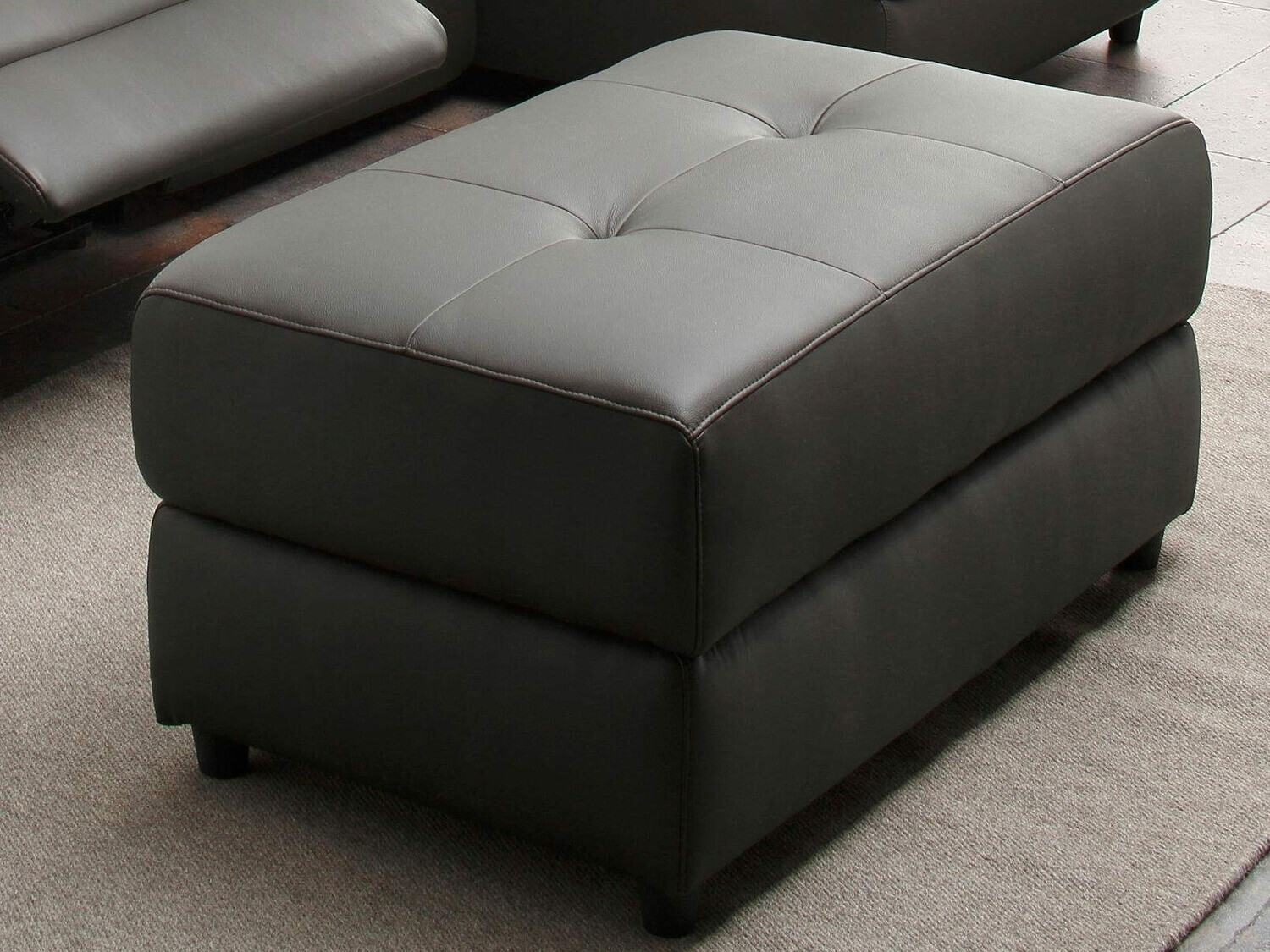 Banco estofado Denton 612 (Castanho escuro)