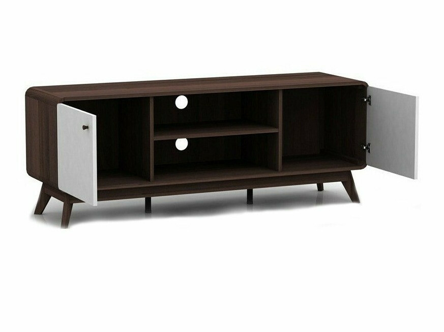 Conjunto para sala de estar Elbtena 113 (Noz + Branco)