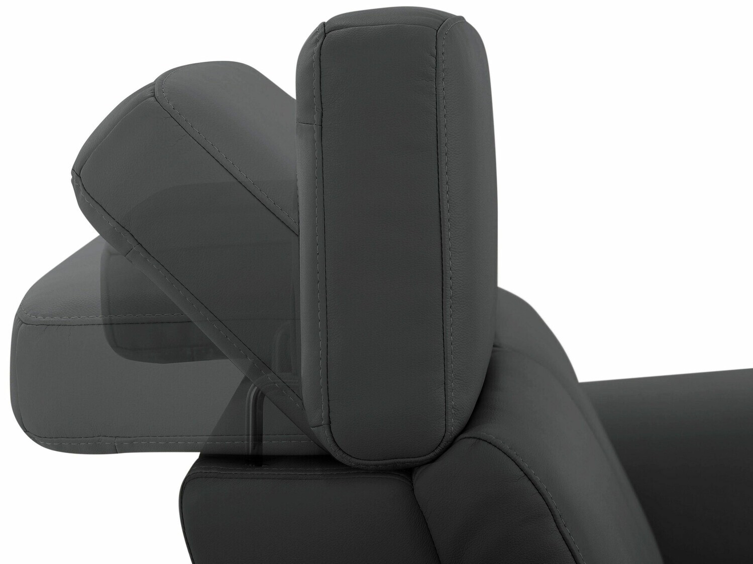 Sofá reclinável Denton 1382 (Cinzento escuro)