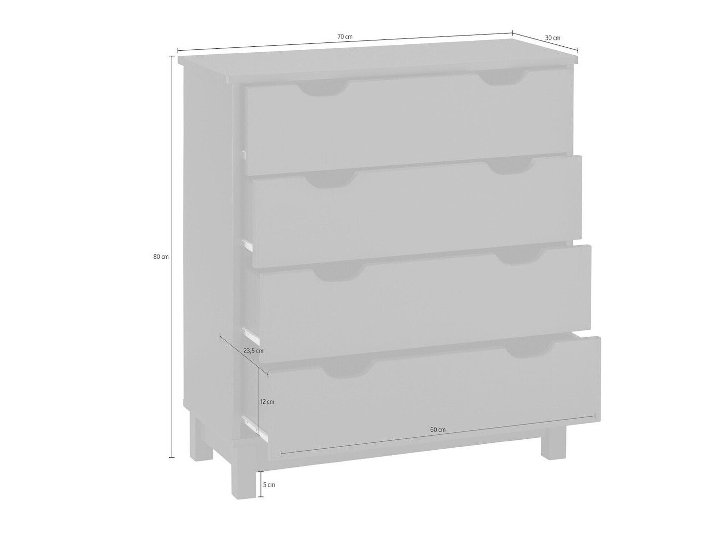 Cómoda Denton V103 (Branco)