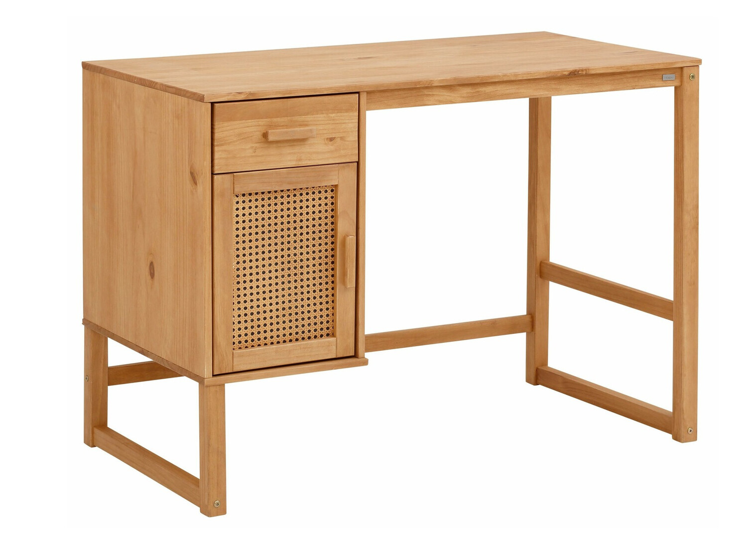 Mesa de escritório Nucalu 100 (Castanho claro)