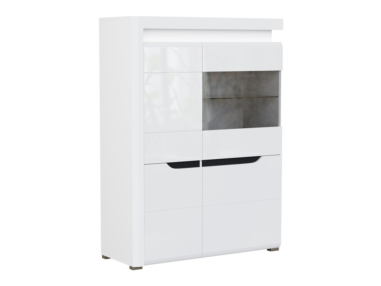 Aparador Revelmi 104 (Branco brilhante + Branco)