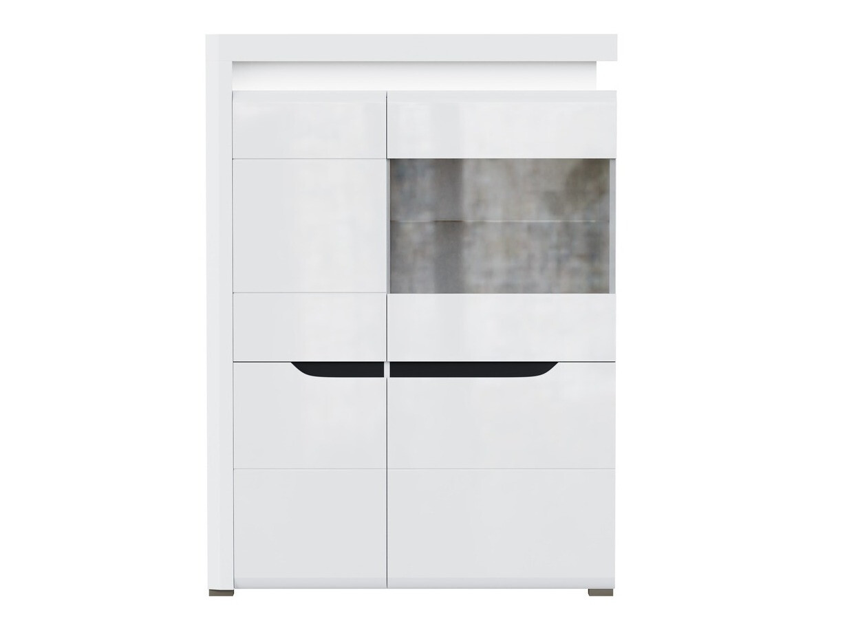 Aparador Revelmi 104 (Branco brilhante + Branco)