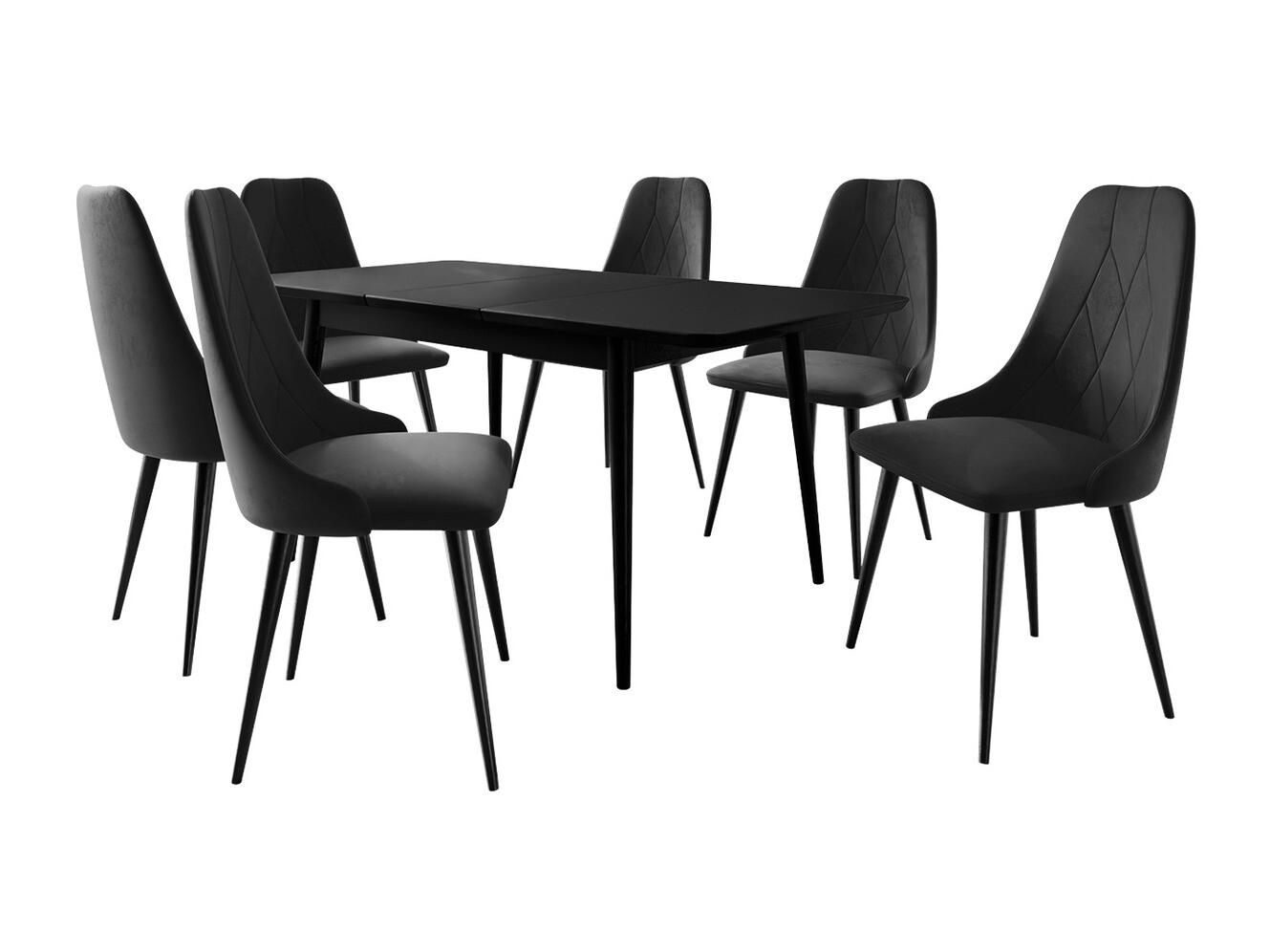 Conjunto para refeições Racine 125 (Preto + Magic Velvet 2219)