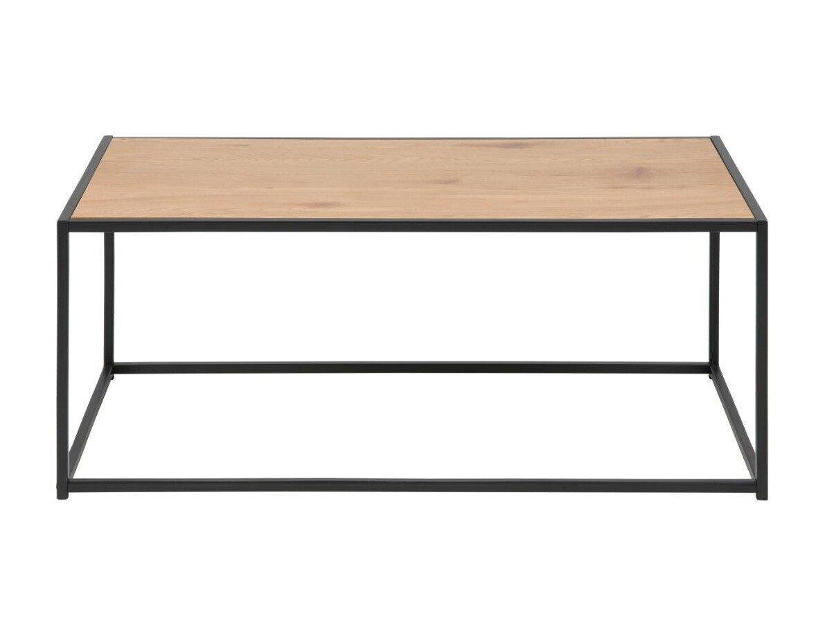 Mesa de centro Norsica Sevferi 147 (Carvalho selvagem + Preto)