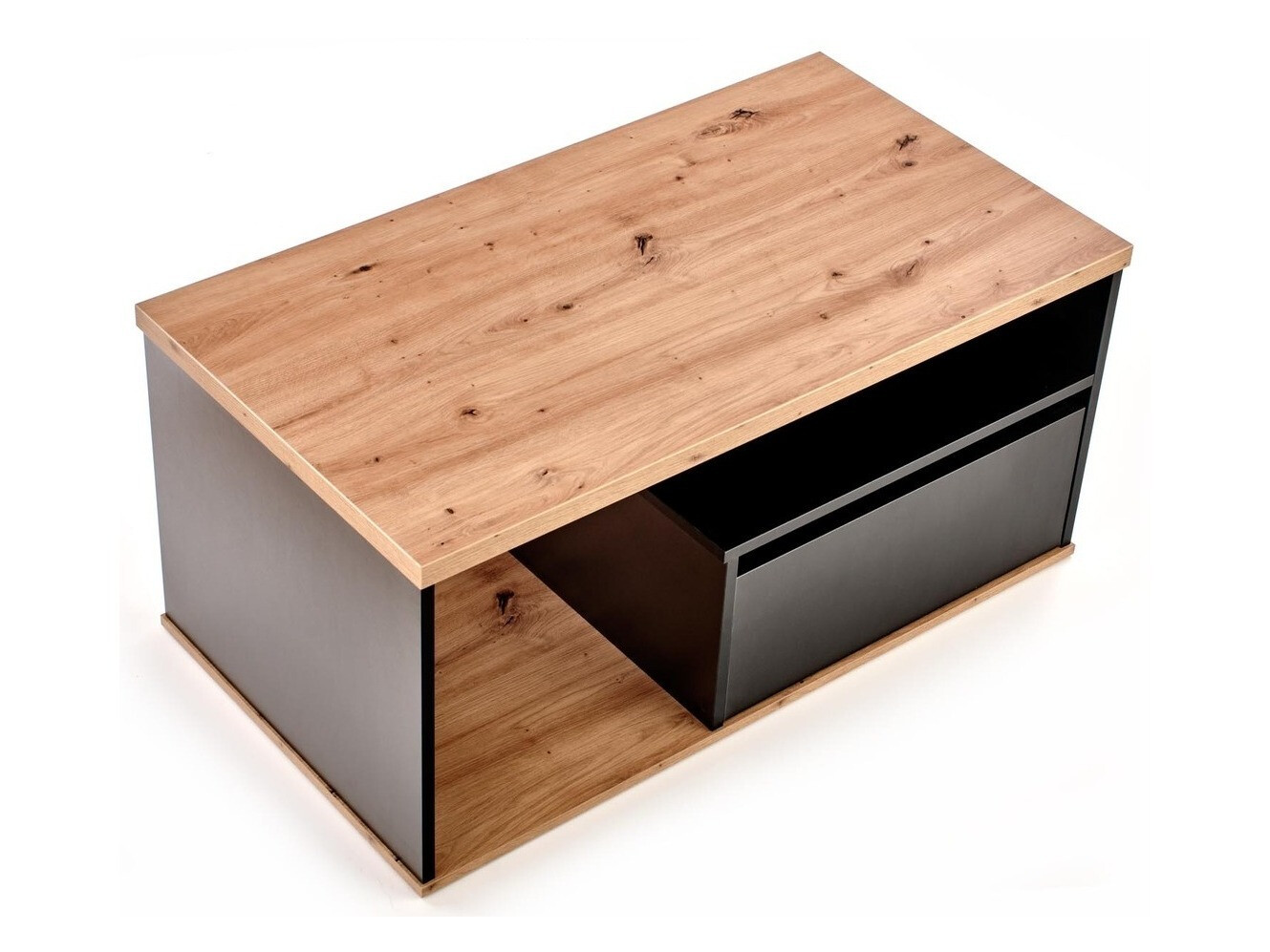 Mesa de centro Houston 954 (Carvalho wotan + Preto)