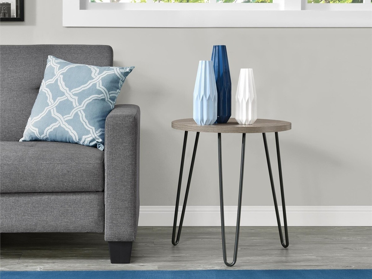 Mesa lateral Nutive 105 (Carvalho claro)