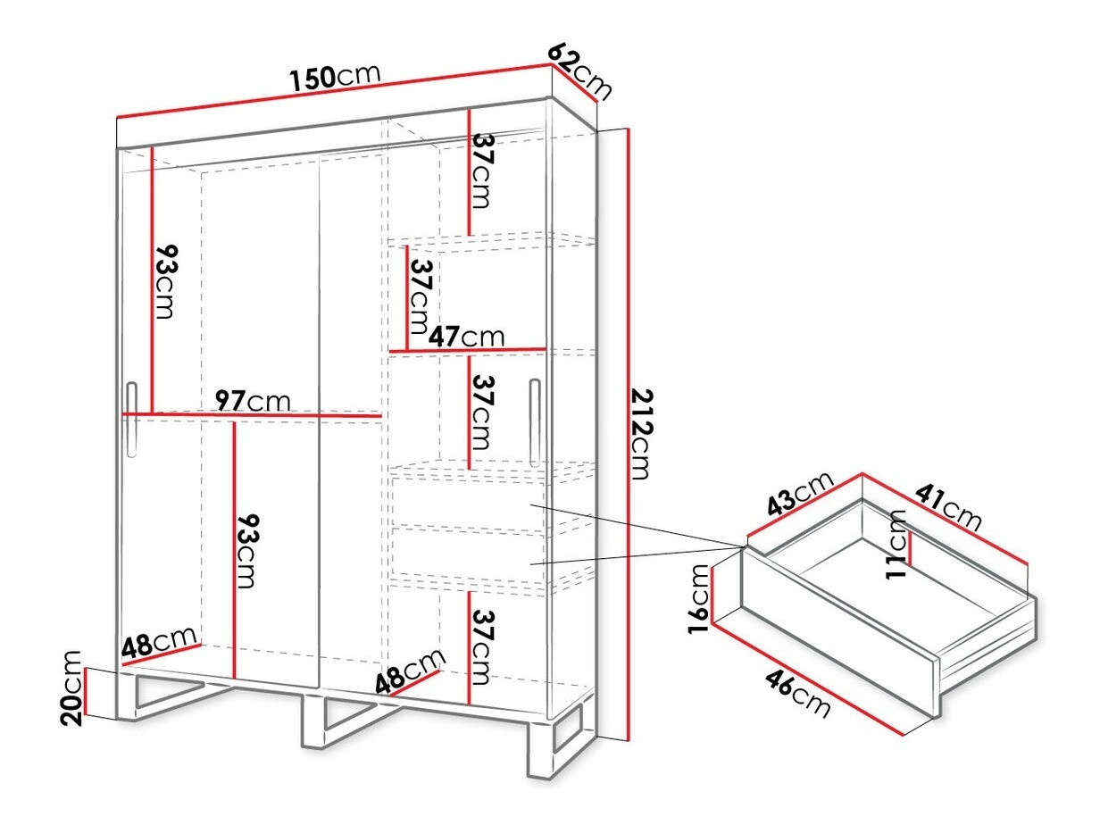 Roupeiro Hartford 150