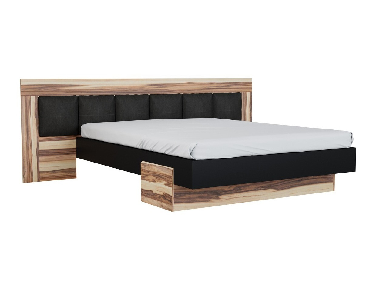 Conjunto para quarto Omaha C107 (Preto + Baltimore Noz)