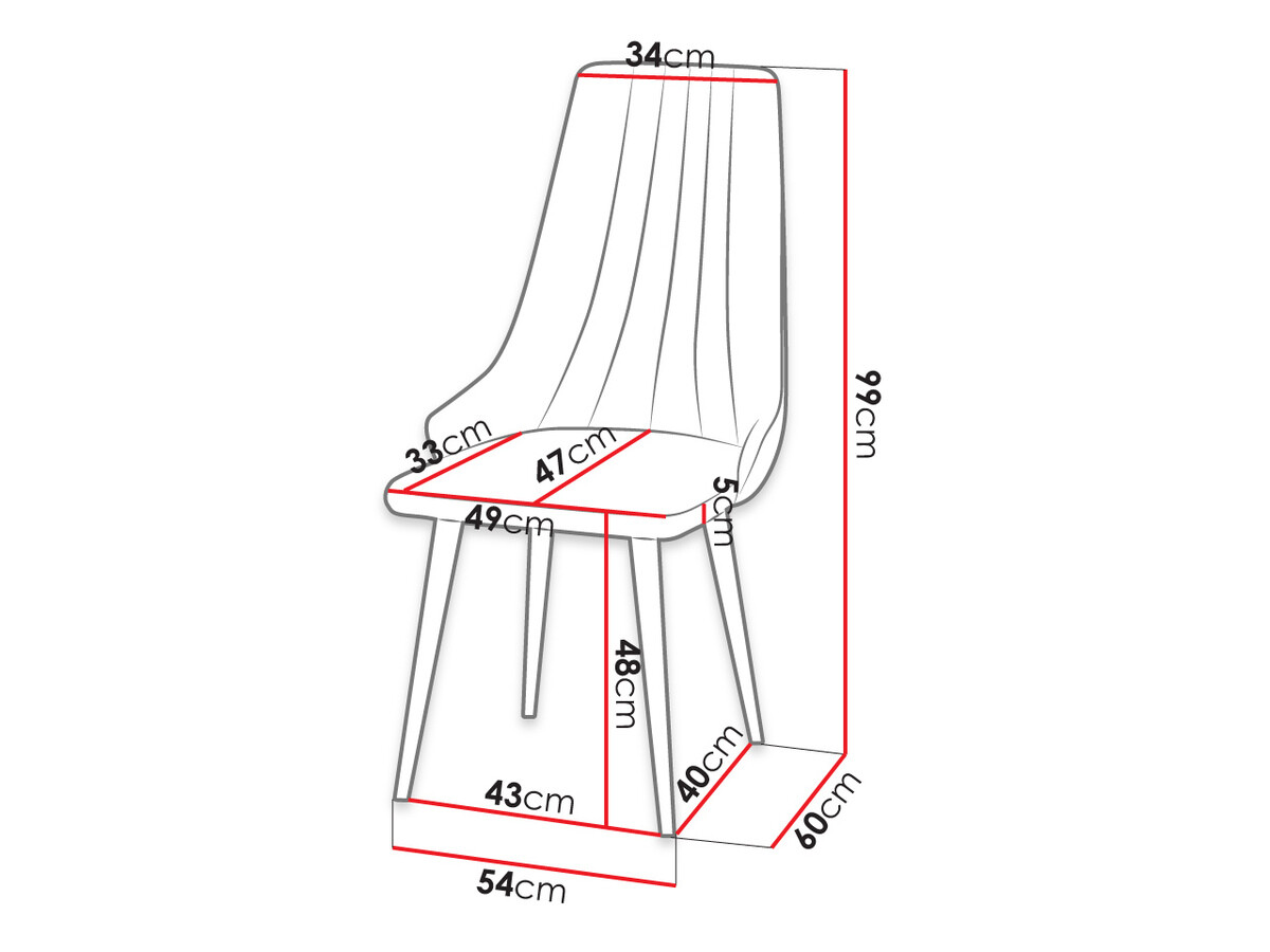 Conjunto para refeições Racine 126 (Preto)