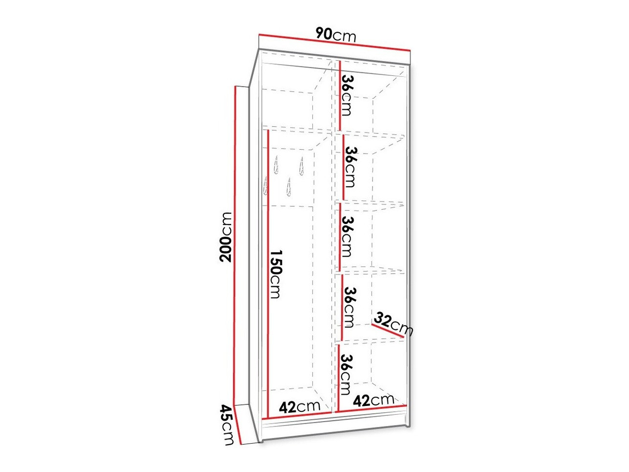 Roupeiro Hartford 218