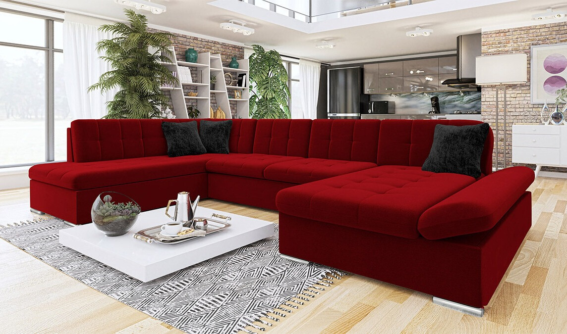 Sofá de canto Comfivo 149 (Venus Velvet 2926 + Miu 2056)