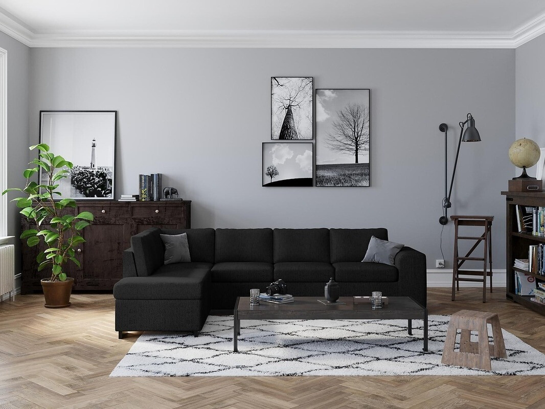 Sofá de canto Scandinavian Choice Felfioe 107 (Visby 950 - 2)