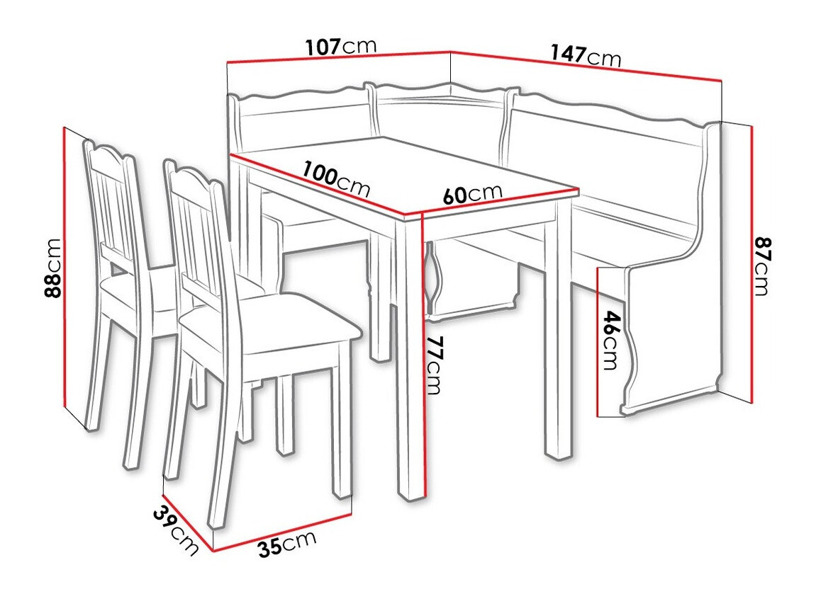 Cantos da cozinha Edmond 105