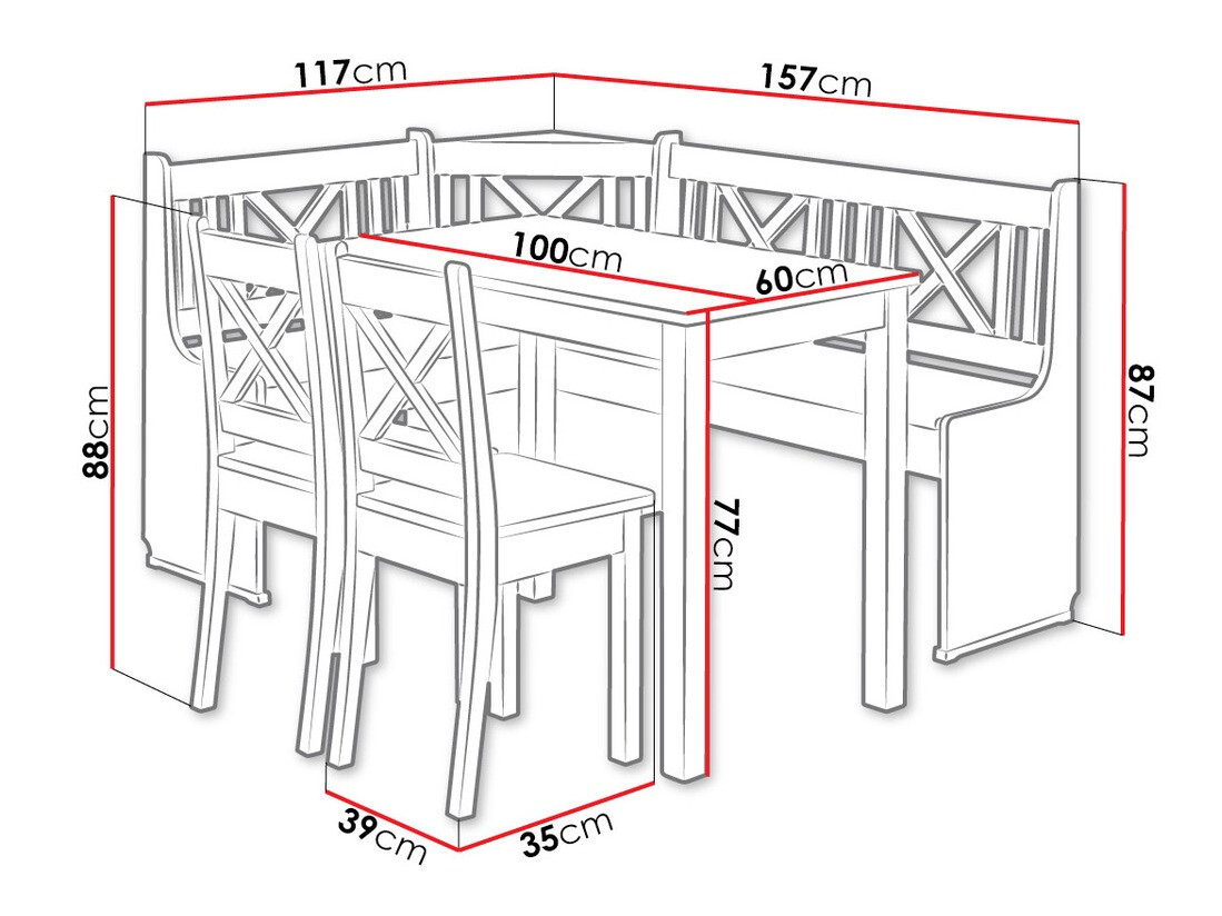 Cantos da cozinha Edmond 107