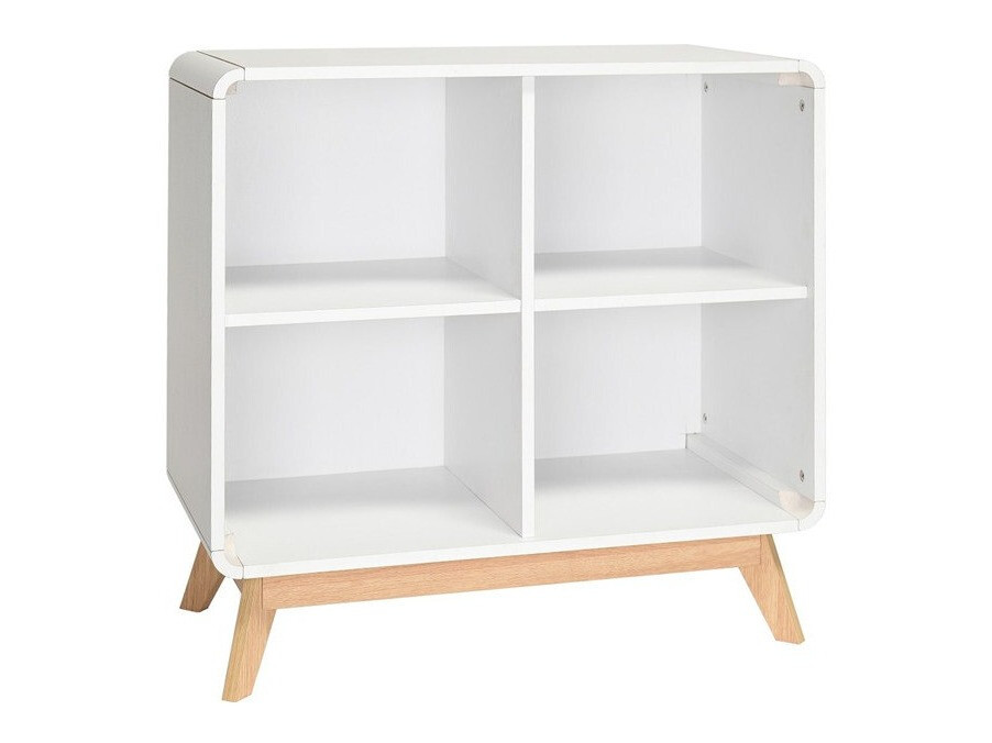 Estante Elbtena 104 (Branco + Carvalho)