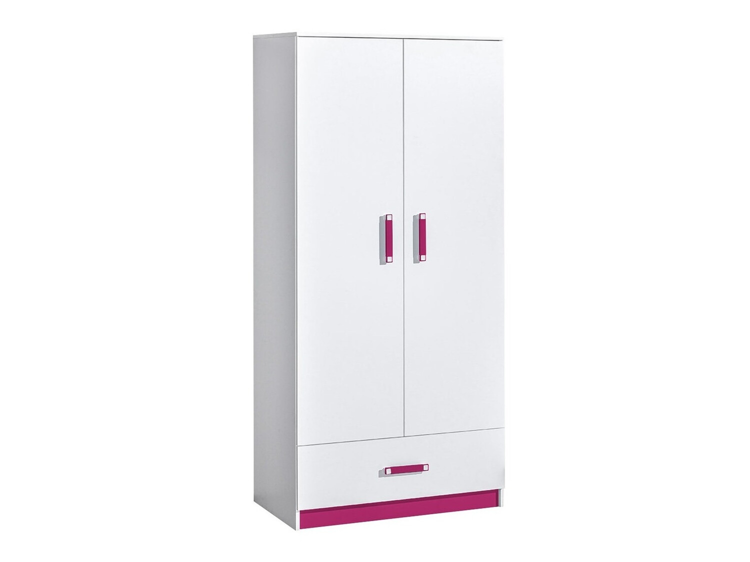 Roupeiro Sorviru 103 (Branco + Rosa)