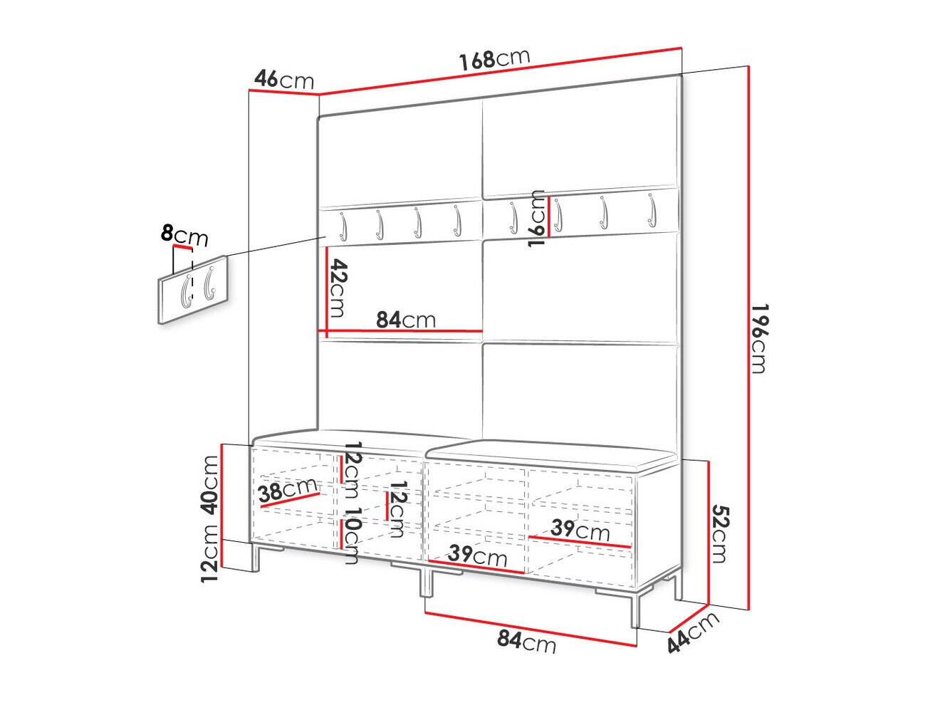 Conjunto de entrada Tivsoa 101 (Branco)