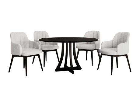 Conjunto para refeições Racine 128 (Preto)