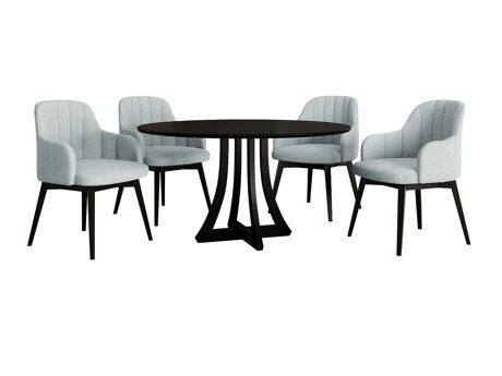 Conjunto para refeições Racine 128 (Preto)