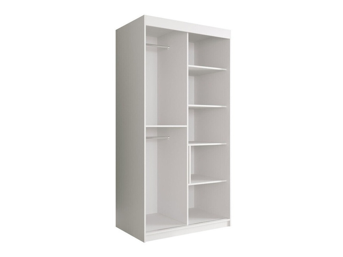 Roupeiro Hartford 252 (Preto matte + Marmore branco)