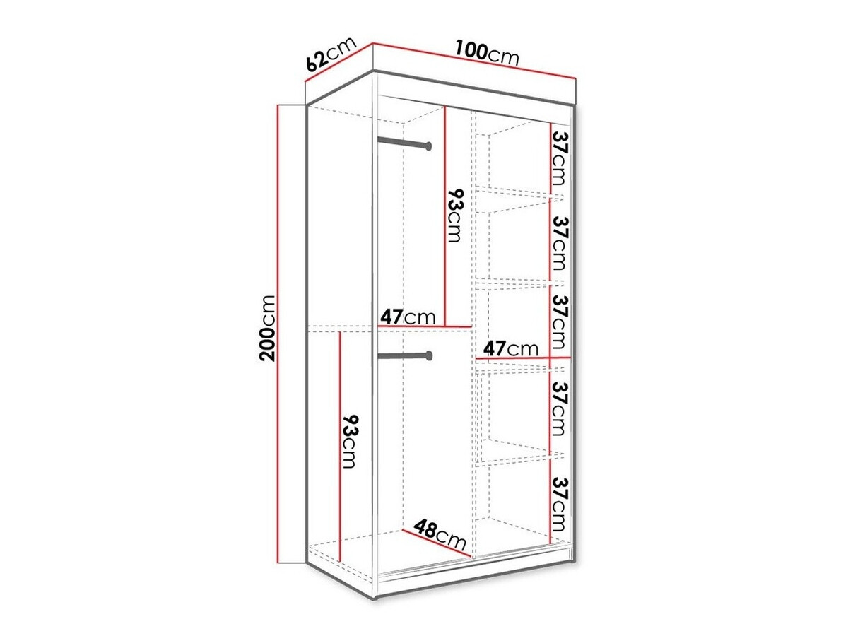 Roupeiro Hartford 252 (Preto matte + Marmore branco)