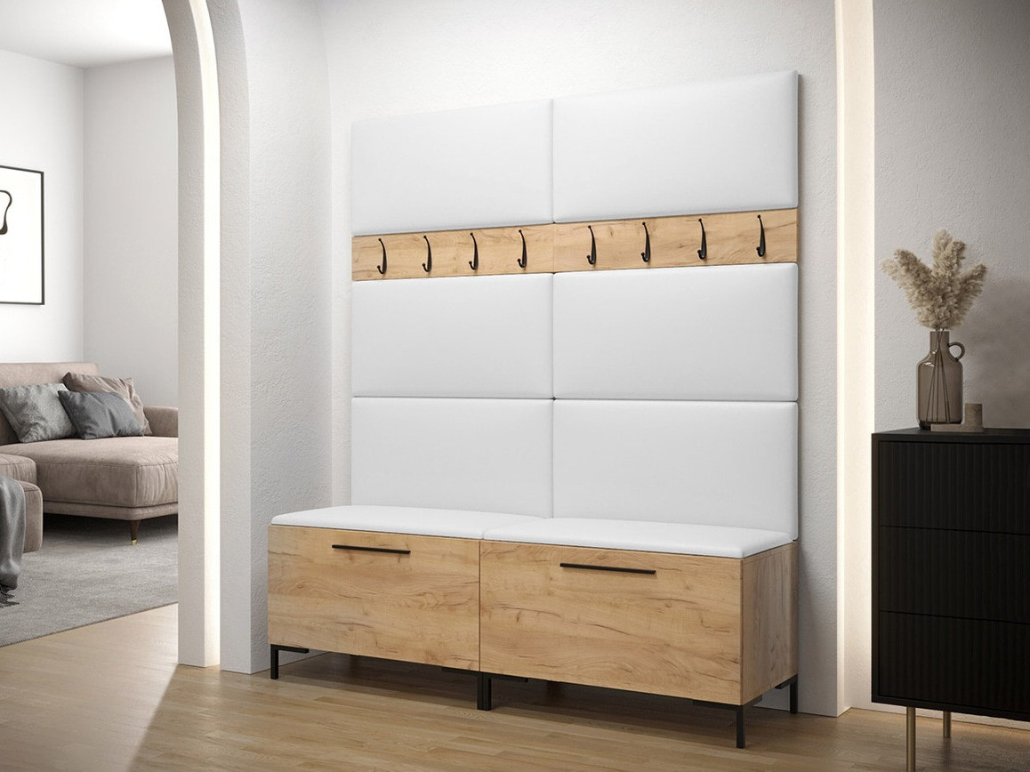 Conjunto para corredor Nomal II (Craft carvalho)