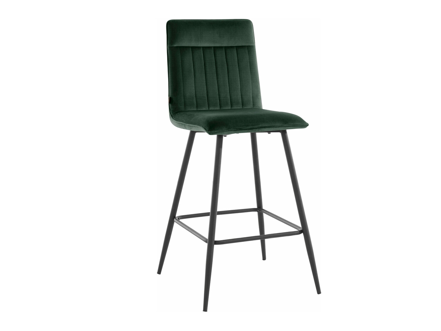 Conjunto de bancos de bar Denton 627 (Verde escuro + Preto) (2 un.)