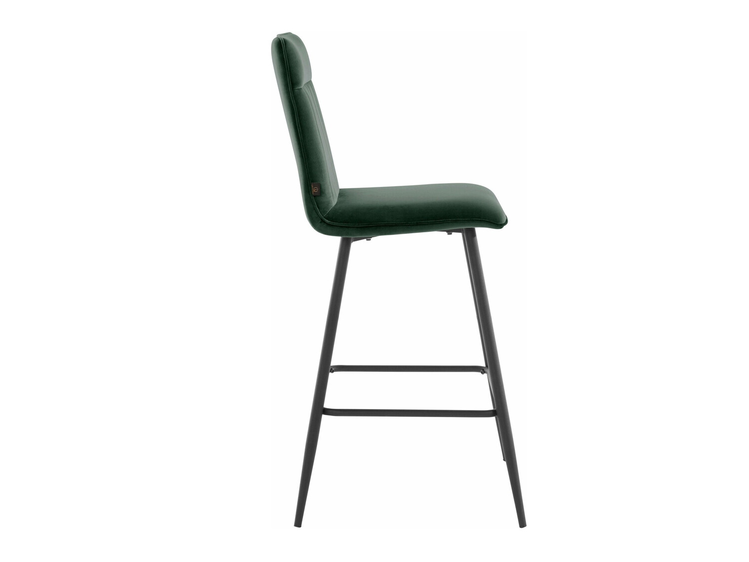 Conjunto de bancos de bar Denton 627 (Verde escuro + Preto) (2 un.)