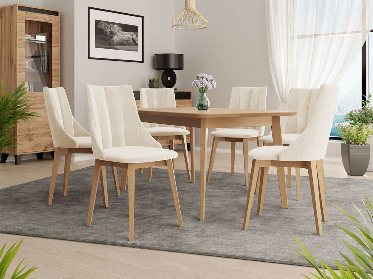 Conjunto para refeições Racine 139 (Castanho + Magic Velvet 2250)