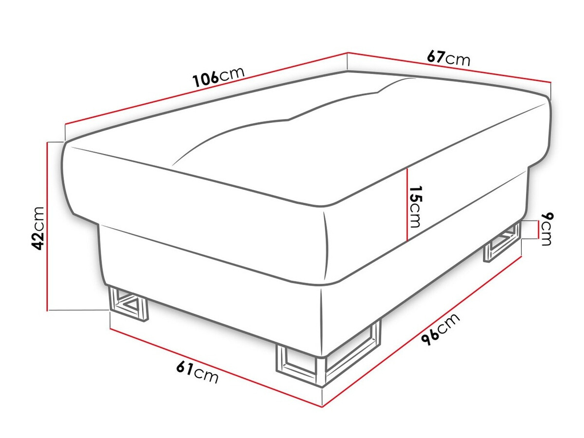 Banco estofado Comfivo 238 (Soft 011 + Lux 06)