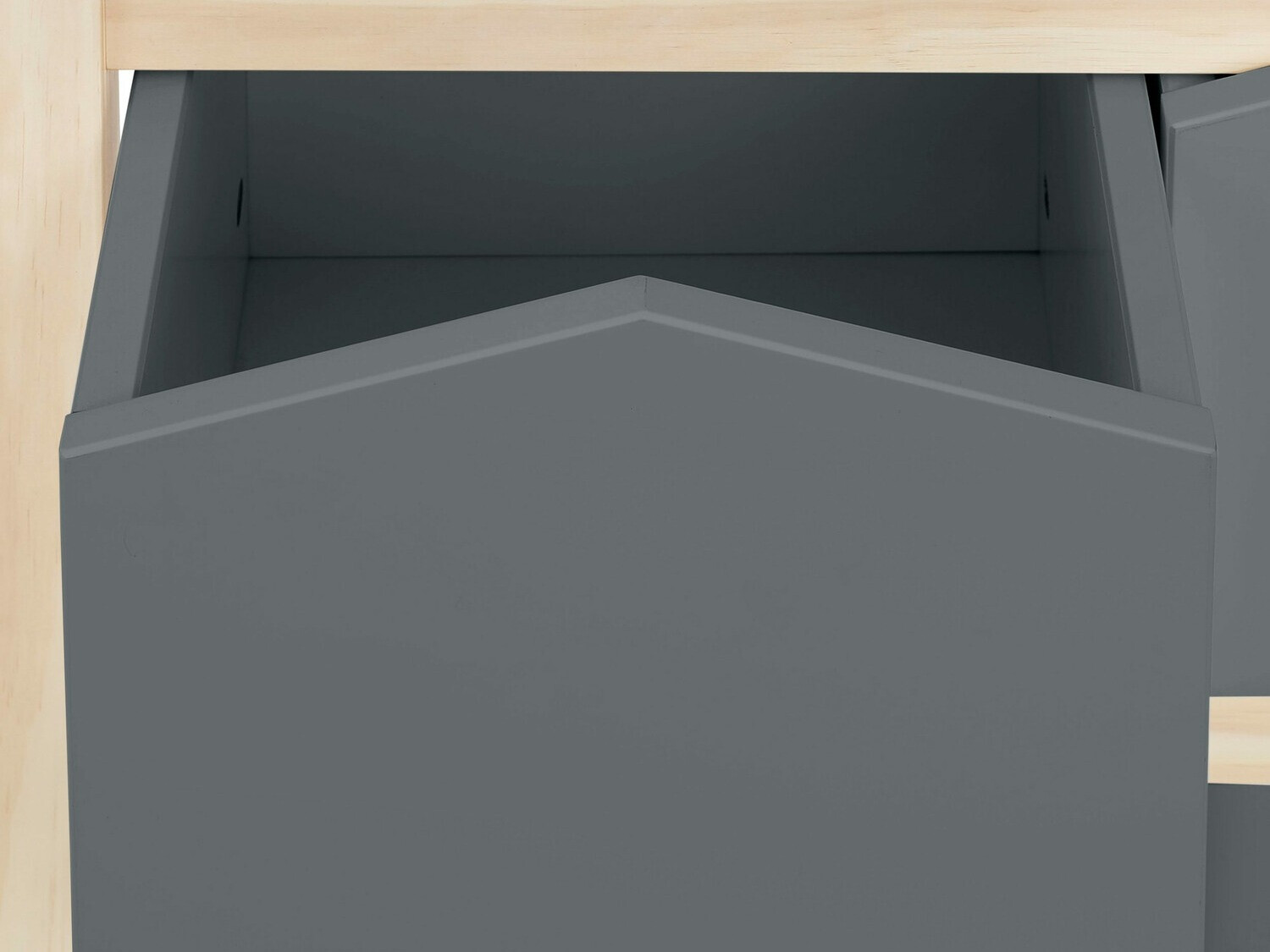 Estante Fenmele 106 (Cinzento + Madeira clara)