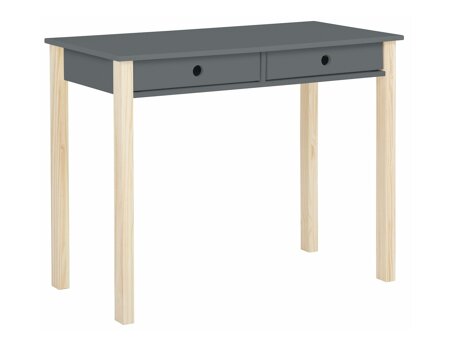 Mesa de escritório Fenmele 107 (Cinzento + Madeira clara)