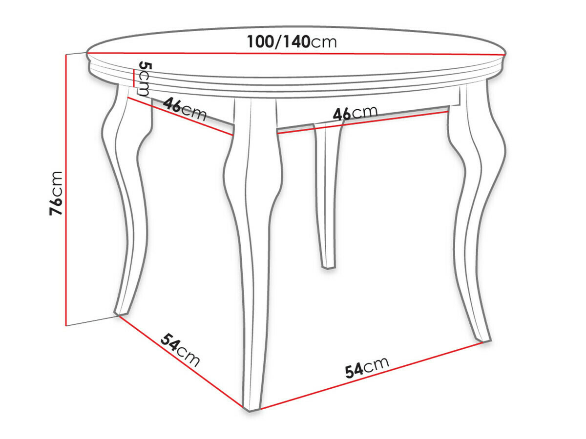 Conjunto para refeições Racine 142 (Preto)