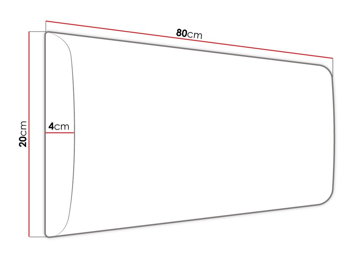 Painel suave de parede Comfivo Ovis VI (Manila 35) (80x20)