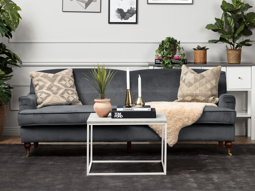 Sofá Augusta A102 (Cinzento)